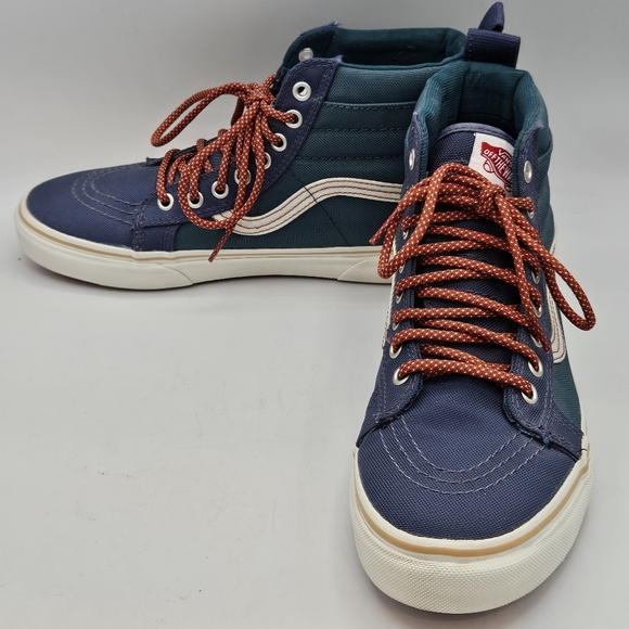 Vans sk8-hi MTE DX colorblock blue green hightop sneakers size 7 in m / 8.5 in w - Picture 10 of 16